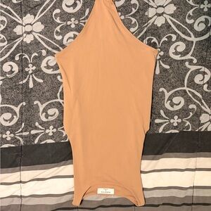 Elegant Tan Halter Top